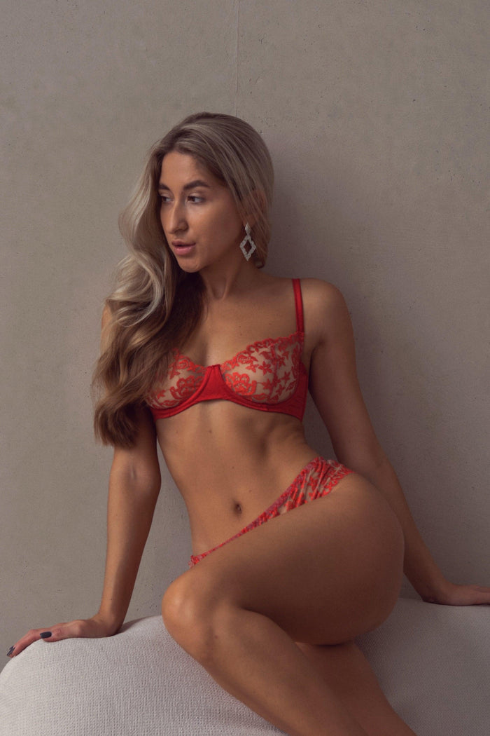 Arissa Red bra - yesUndress