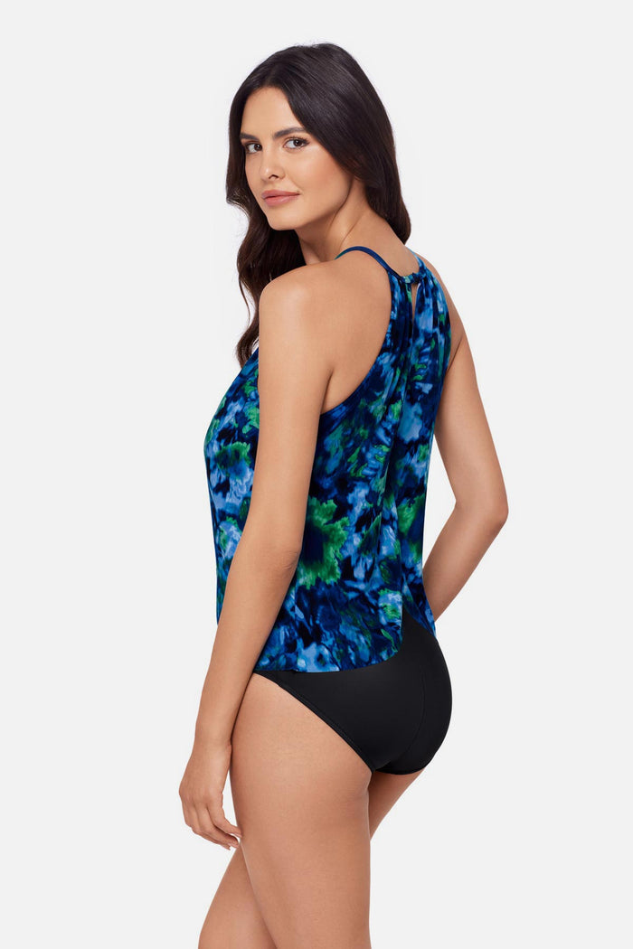Side view of Aubrey One Piece Swimsuit in Mashup
