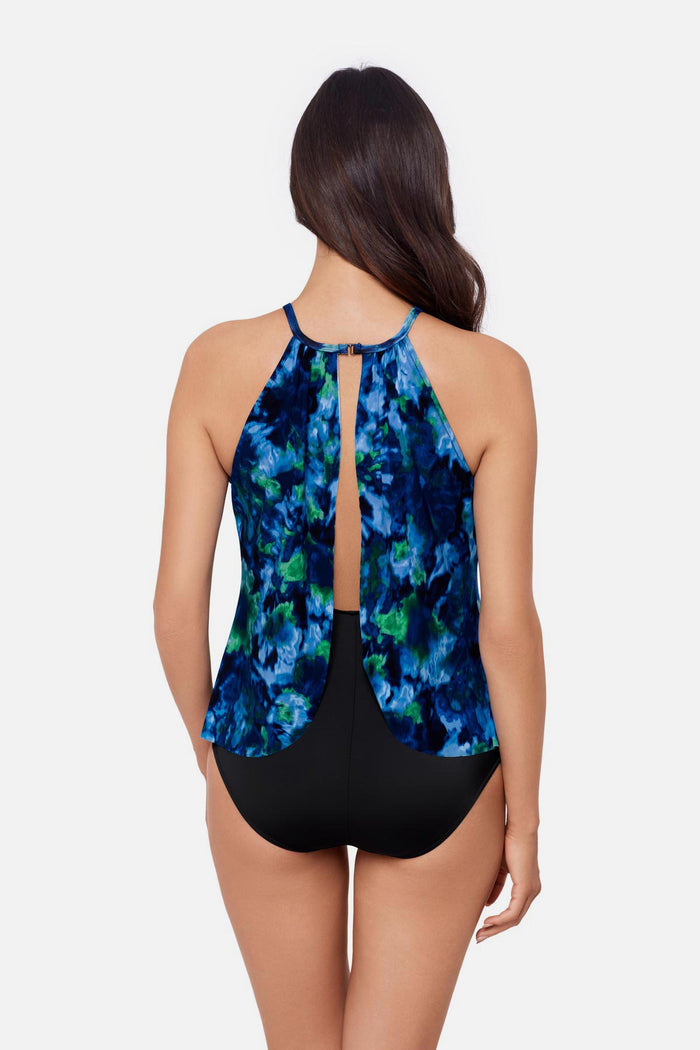 Back view of Aubrey One Piece Swimsuit in Mashup