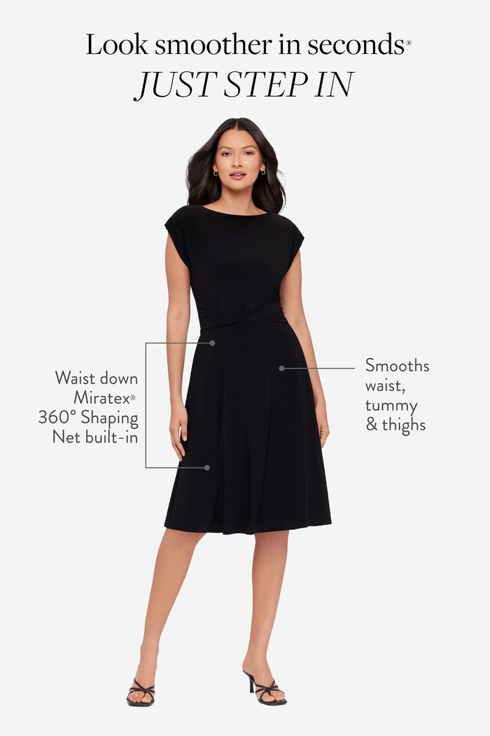 Auri Shaping Dress in Black