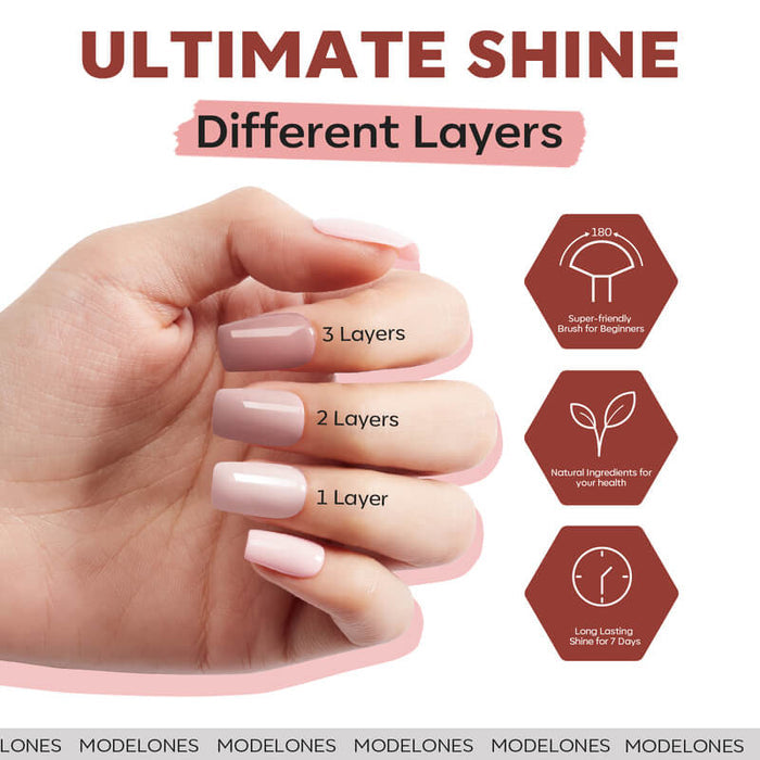 Autumn Temptation Nail Polish Kit MODELONES #