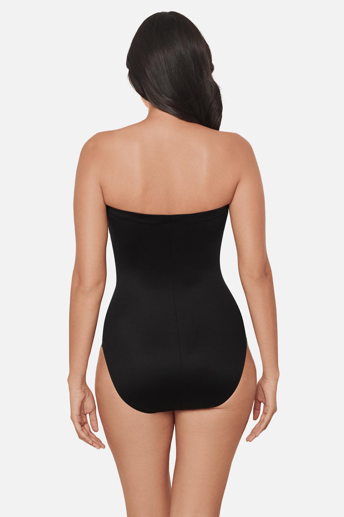Back view of Avanti One Piece Swimsuit in Petali Rosa
