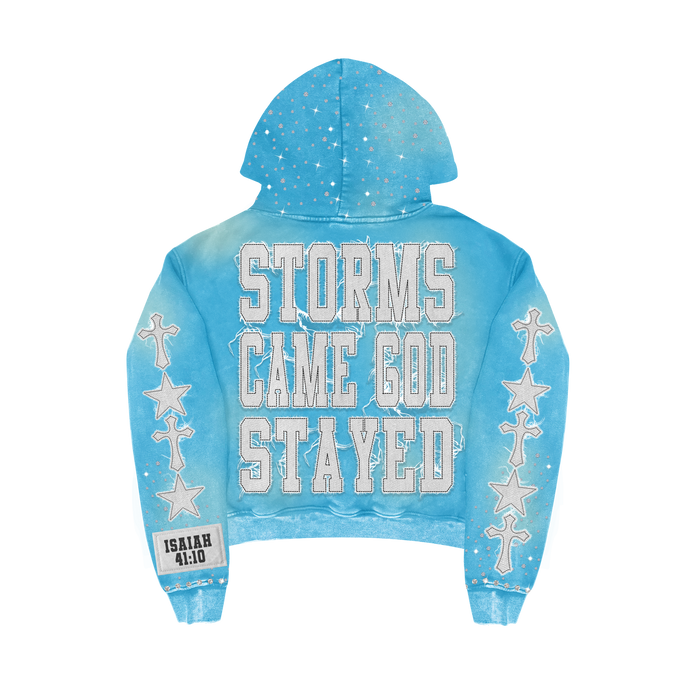 "BABY BLUE" CHOŹEN ZIP-UP