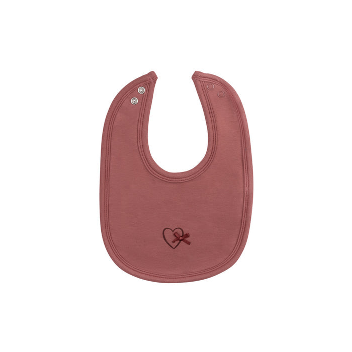 Baby Girl Bib – Pink – Heart & Star