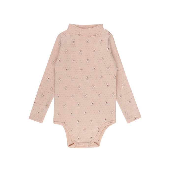 Baby Girl Bodysuit – Pink – Floral Dot