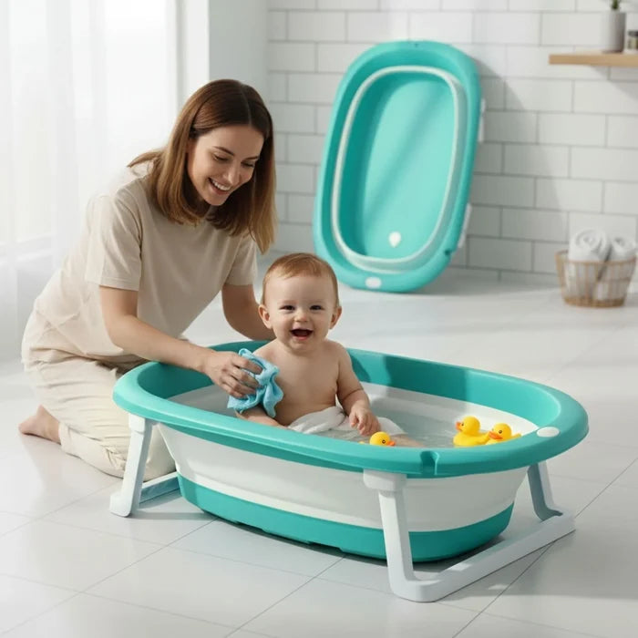 baby plus Foldable Bathtub with Plug - ebebek - Black Friday