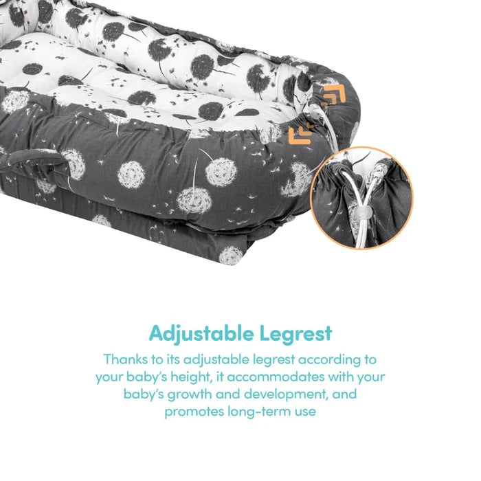baby plus Mother Side Baby Reflux Bed Dandelion - baby plus - ebebek