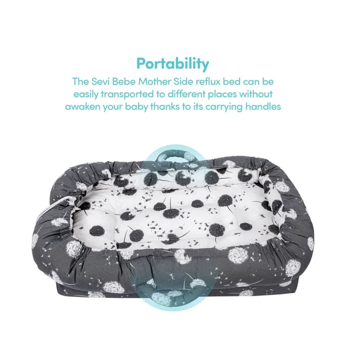 baby plus Mother Side Baby Reflux Bed Dandelion - ebebek - Black Friday