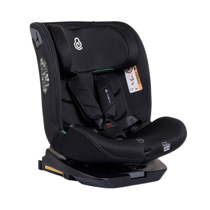 baby plus Pixi i - Size Group 0+/1/2/3 (Birth to 12 Years) Car Seat - Black Black - ebebek - Christmas