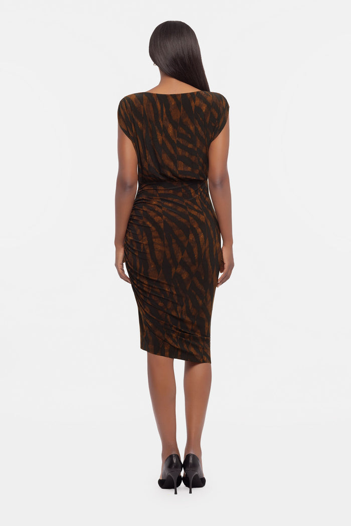 Back of Bali shaping dress in Raya De Safari