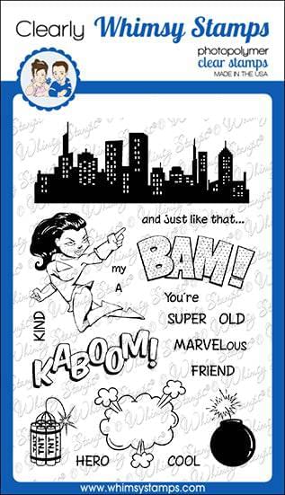 BAM! You're Old Clear Stamps - Whimsy Stamps