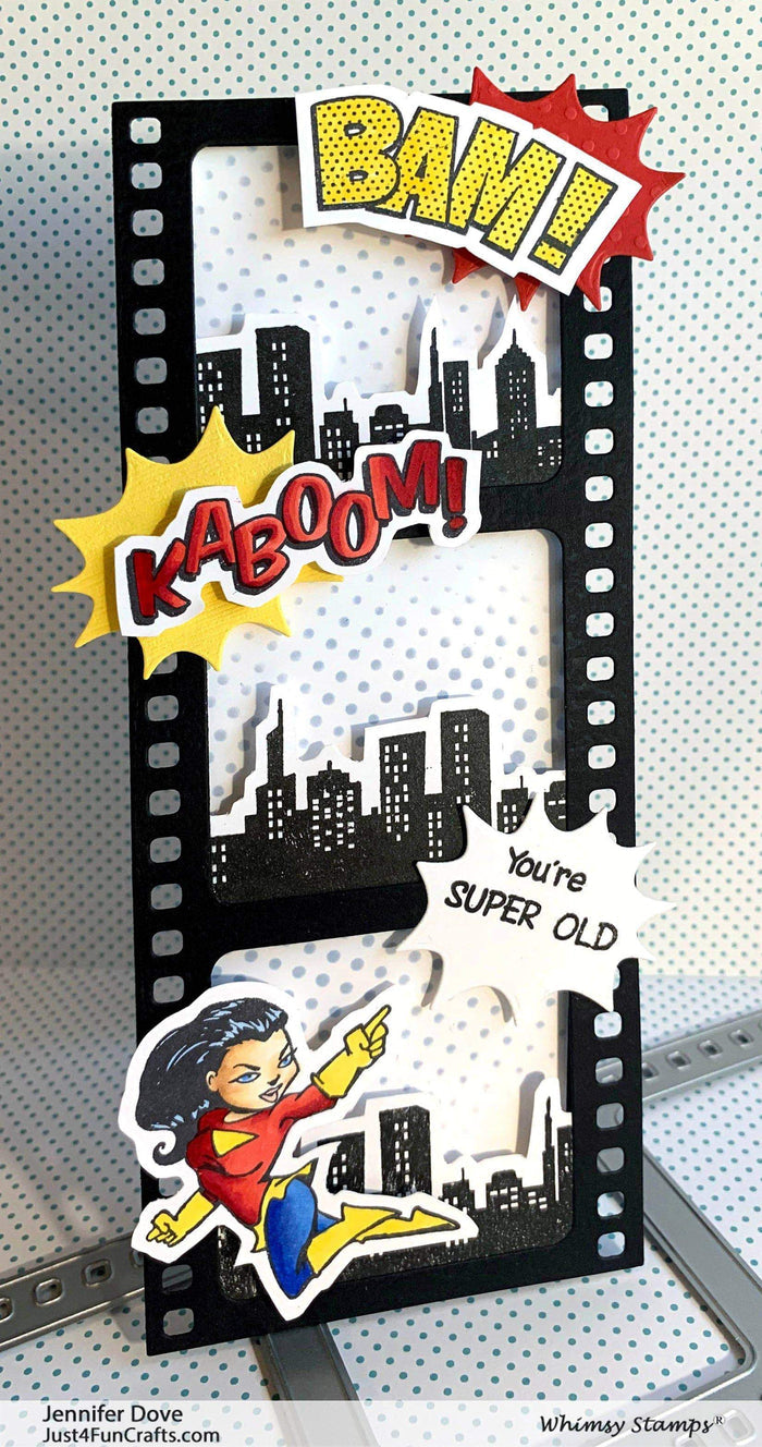 BAM! You're Old Clear Stamps - Whimsy Stamps