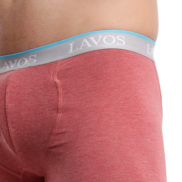Organic Bamboo Boxer Brief for Men's photograph that's made with an innovative bamboo and organic cotton fabric from Lavos Performance, a carbon neutral eco-fashion company. Buy Boxer Brief For Men online. Made with Bamboo Performance Technology, they are super soft, comfortable, 4-way stretchable, and wicks away sweat. Explore Latest Collection Of Bamboo Clothes At Lavos Performance.