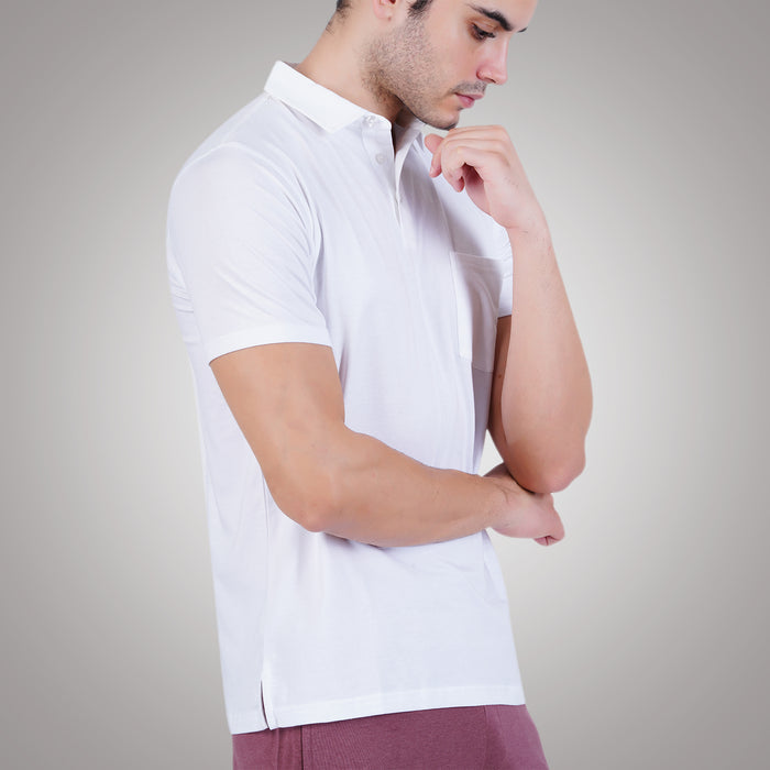 WHITE / L