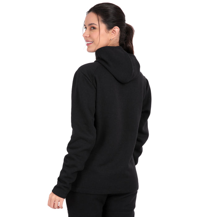 Bamboo Cotton Hoodie Sweatshirt's photograph that's made with an innovative bamboo and organic cotton fabric from Lavos Performance, a carbon neutral eco-fashion company.