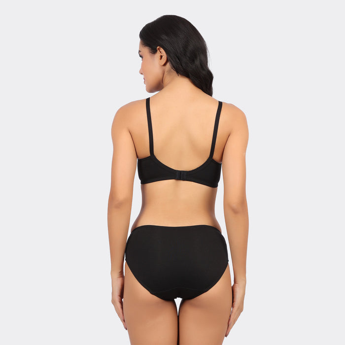 Bamboo Cotton Moulded Bra for Women – Non-Padded Wire-Free Full Coverage Everyday Comfort