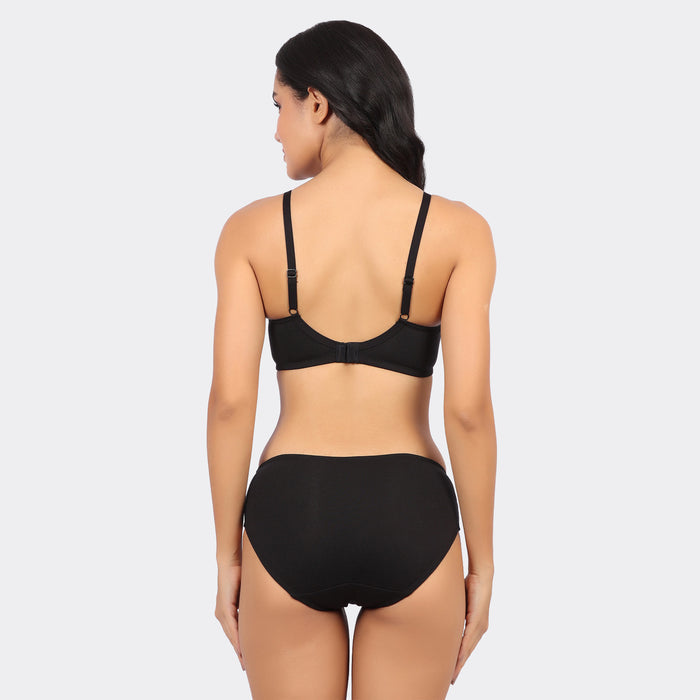 Bamboo Cotton T-Shirt Bra for Women – Non-Padded Wire-Free Full Coverage Everyday Comfort