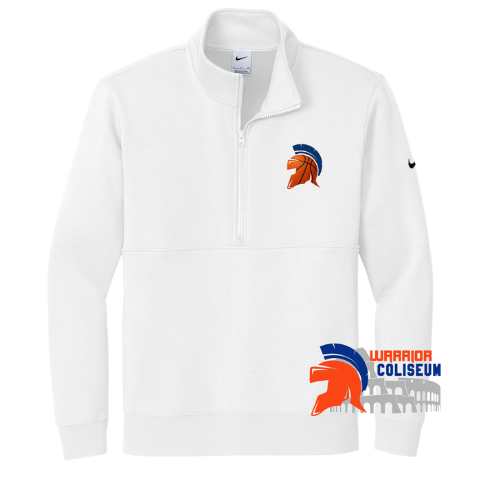 BASKETBALL HELMET NIKE WHITE BLACK CLUB FLEECE SLEEVE SWOOSH 1/2-Zip NKDX6718 (Copy)