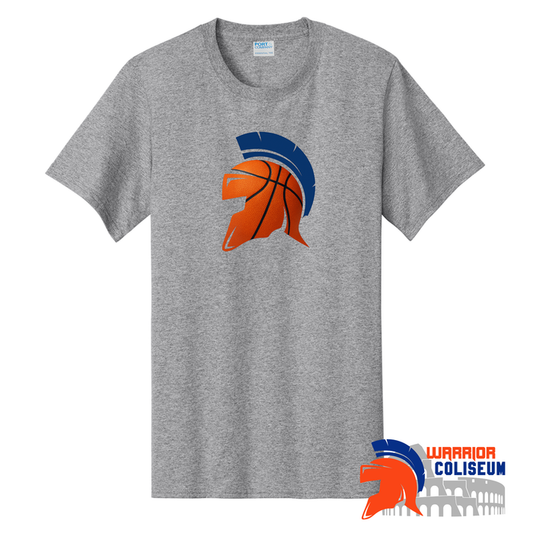 BASKETBALL HELMET PORT & CO TALL ESSENTIAL TEE PC61T - GRAY