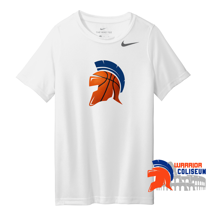 BASKETBALL HELMET TEAM NIKE RLEGEND SHORT SLEEVE TEE - WHITE DV7299