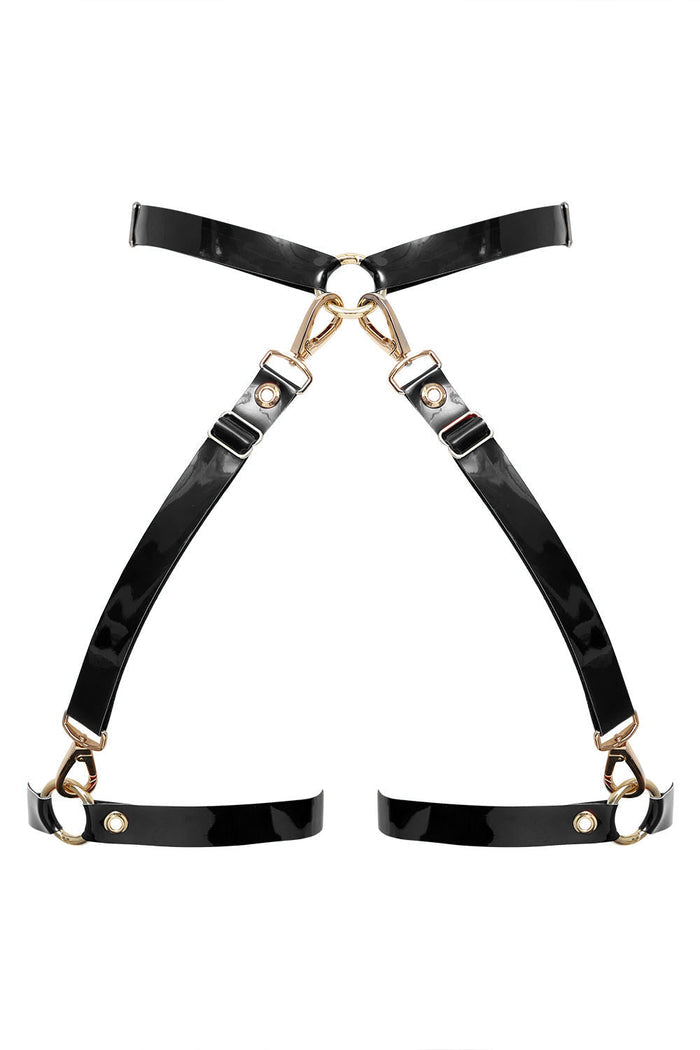 Bastet Black open belt by Secret Room