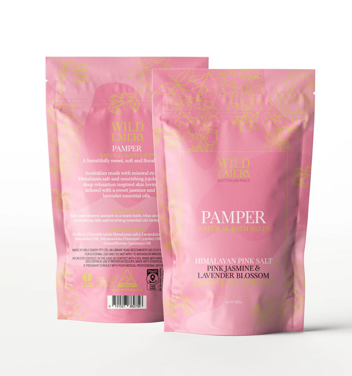 Wild Emery Bath Salts Bath Salts - Pamper 180g