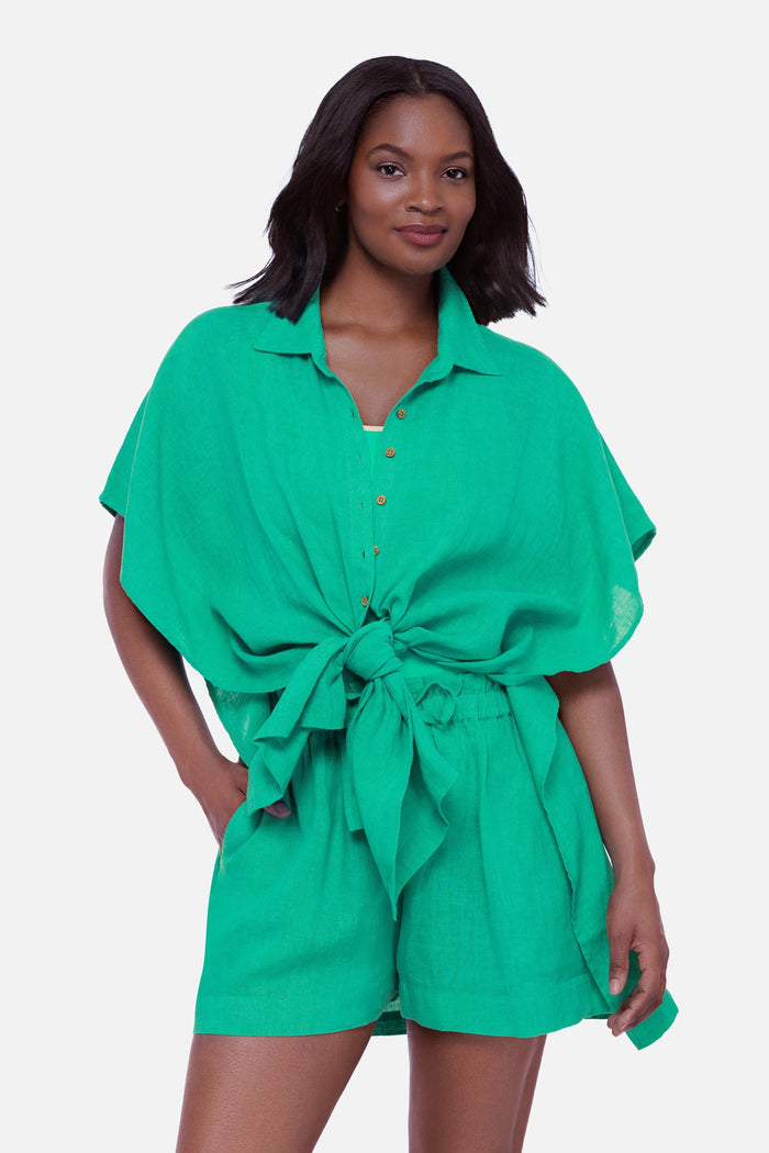 Beach Shirt Cover Up in Mermaid