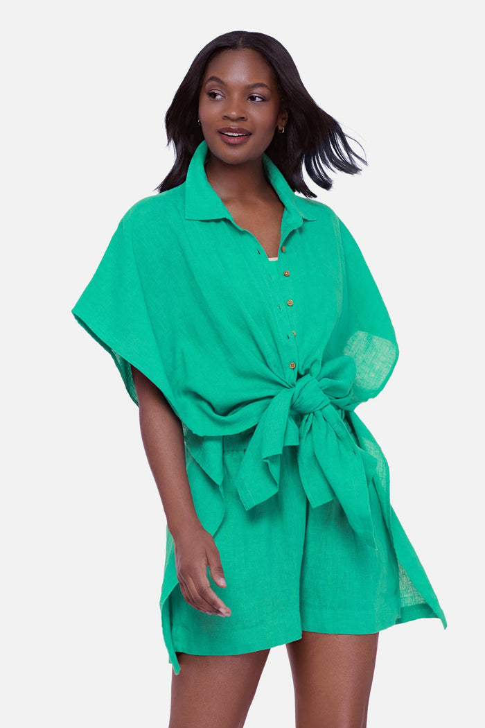 Beach Shirt Cover Up in Mermaid
