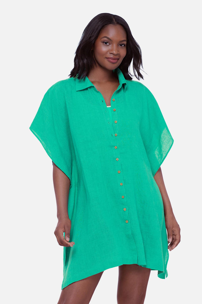 Beach Shirt Cover Up in Mermaid