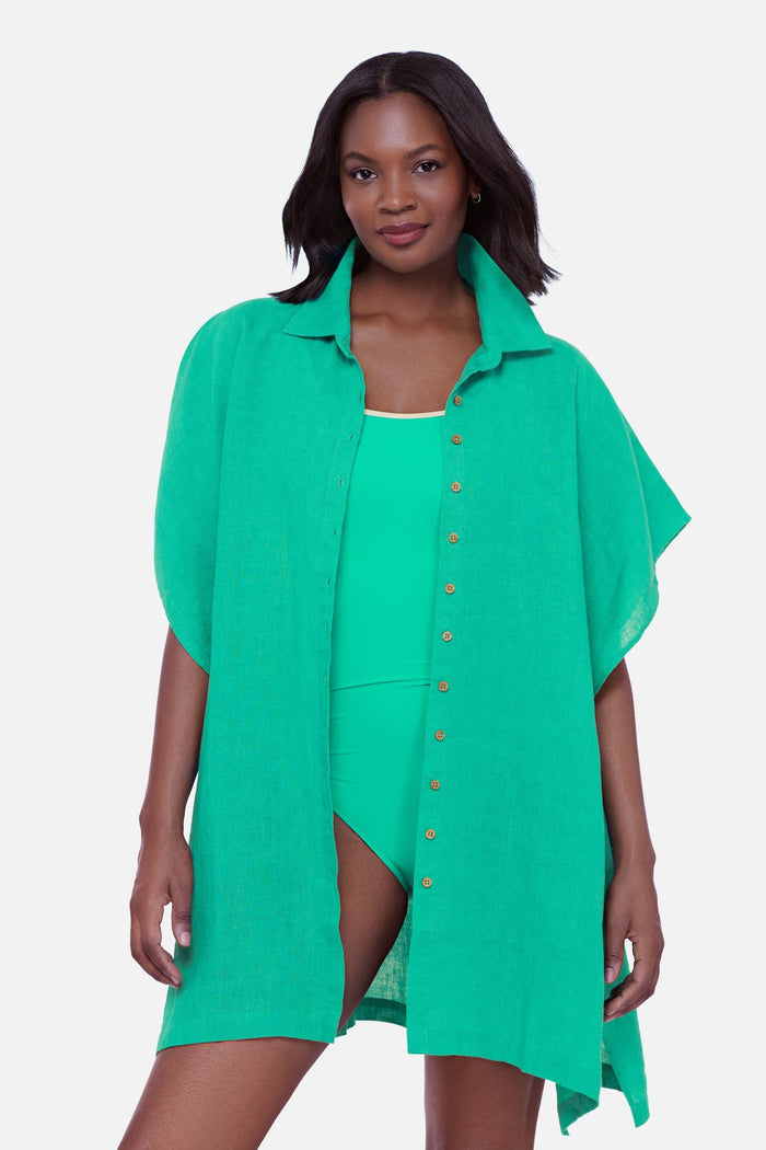 Beach Shirt Cover Up in Mermaid