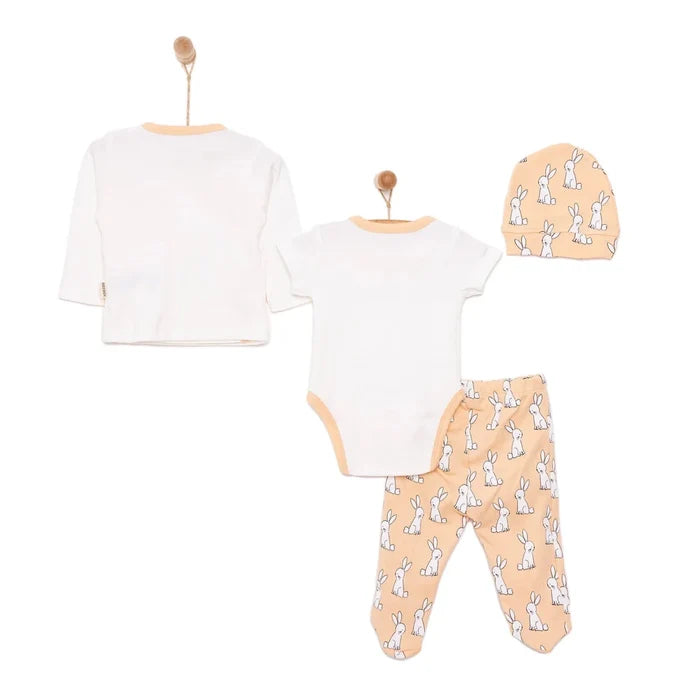 Bebbek Baby Boy 5 Pcs Newborn Starter Set - Ecru Ecru - ebebek