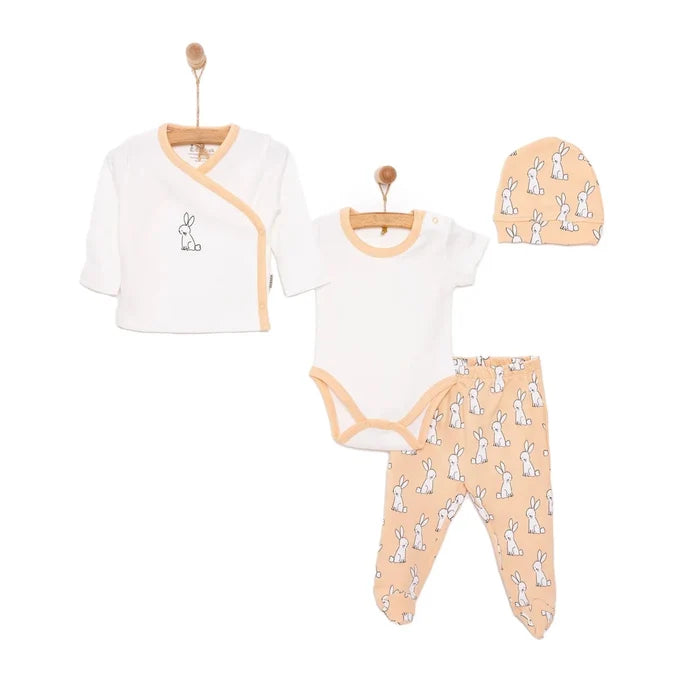 Bebbek Baby Boy 5 Pcs Newborn Starter Set - Ecru Ecru - ebebek