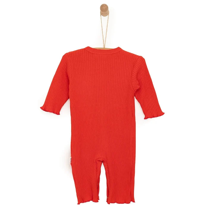 Bebetto Newborn Good Wishes Jumpsuit - Orange - ebebek - Black Friday