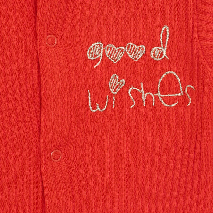 Bebetto Newborn Good Wishes Jumpsuit - Orange - ebebek - Black Friday
