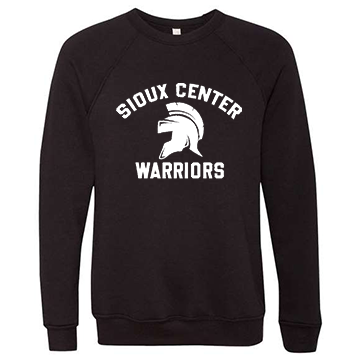 BELLA CANVAS RAGLAN STYLE SWEATSHIRT