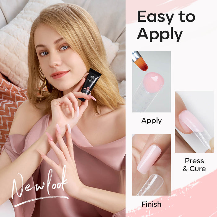 Berry Parfait Poly Nail Gel Kit MODELONES #