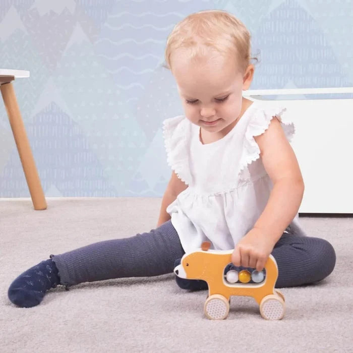Bigjigs Toys Push Along Bear - ebebek - Black Friday