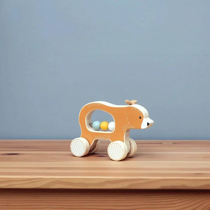 Bigjigs Toys Push Along Bear - ebebek - Black Friday