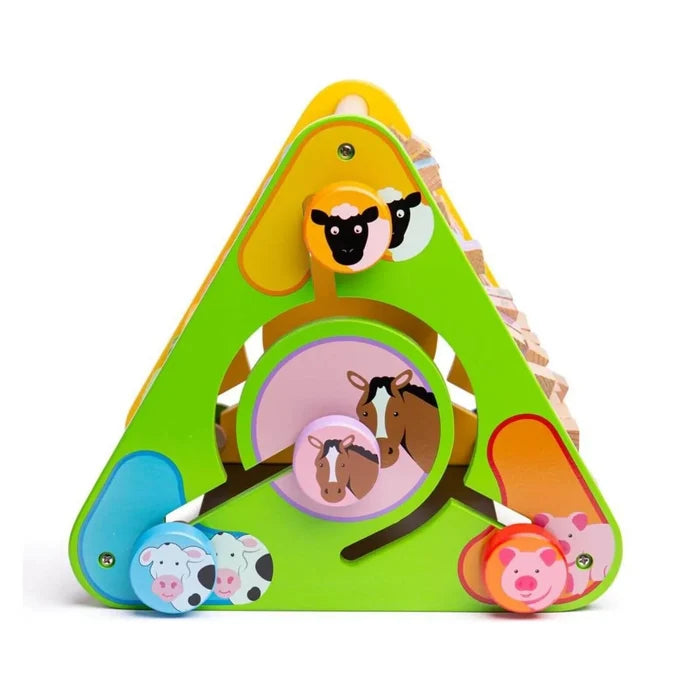 Bigjigs Toys Triangular Activity Centre - ebebek - Black Friday