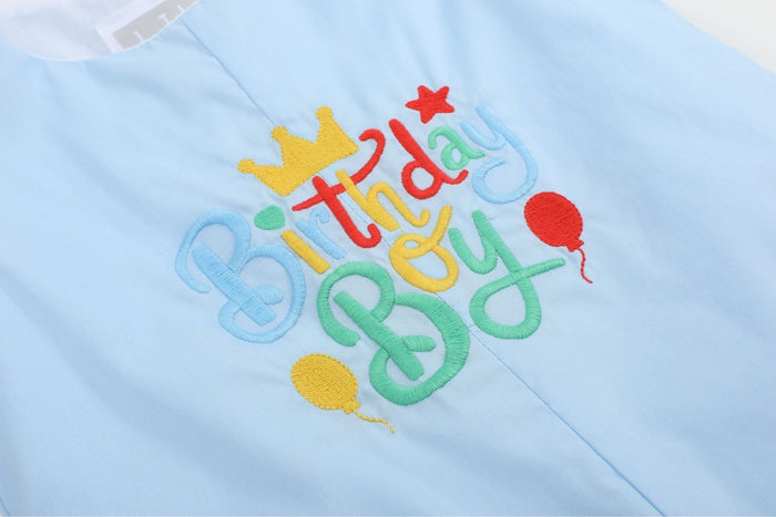 Birthday Boy Shortalls - Lil Cactus