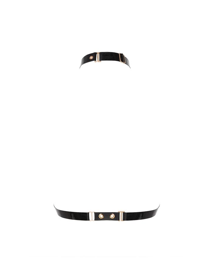 BlackTie Black halter bra by Secret Room