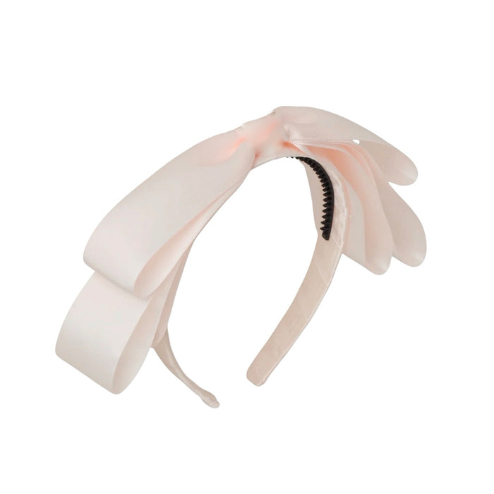 Blair Bow Palest Pink Satin Headband