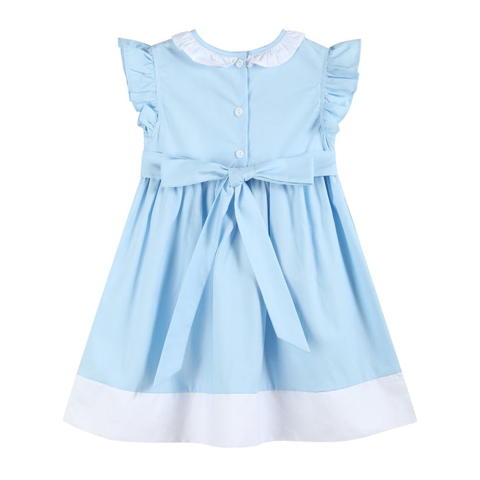 Blue Big Sister Smocked Dress - Lil Cactus
