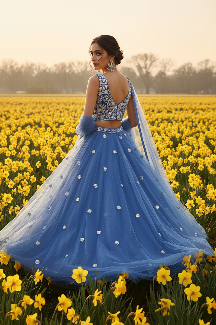 Back Pose – Daffodil Field