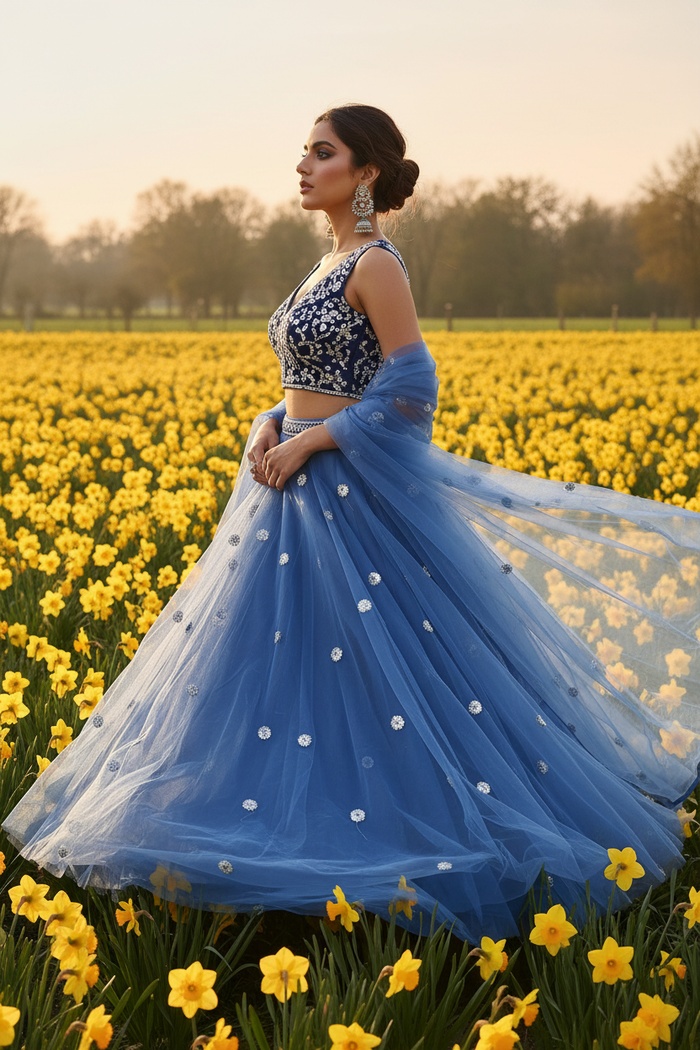 Side Pose – Daffodil Field