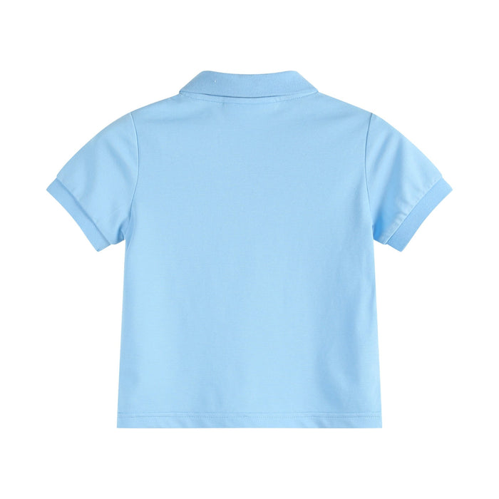Blue Puppy Golf Shirt - Lil Cactus