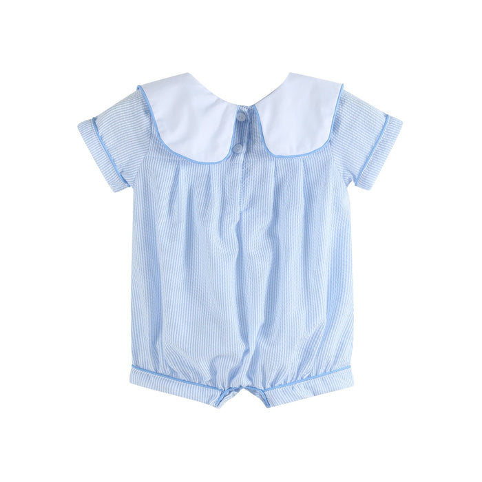 Blue Stripe Bunny Romper - Lil Cactus