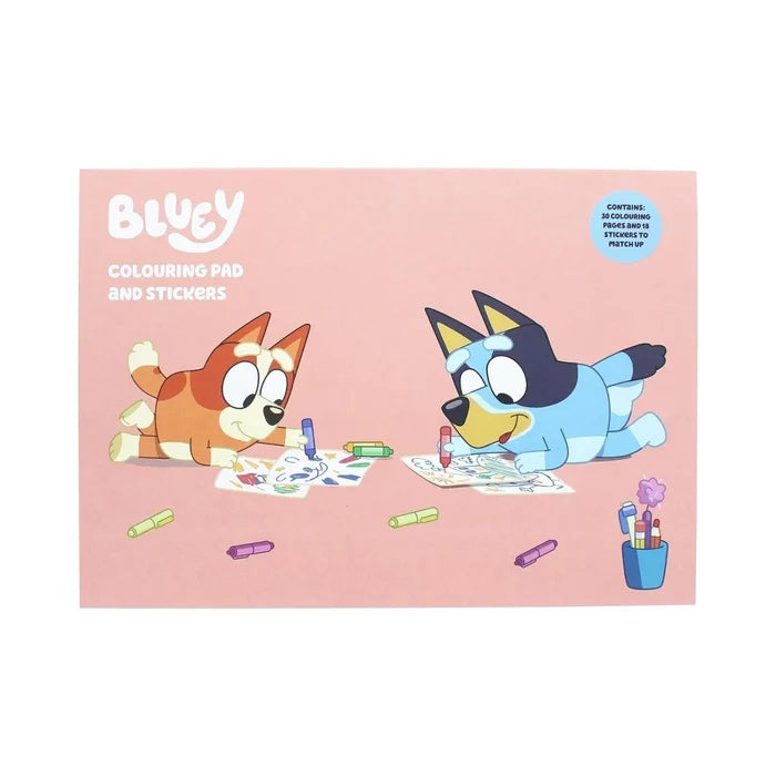 Bluey A4 Colouring Pad - ebebek - Black Friday