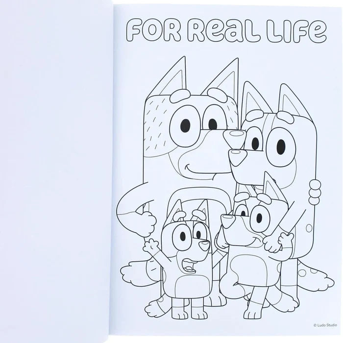 Bluey A4 Colouring Pad - ebebek - Black Friday