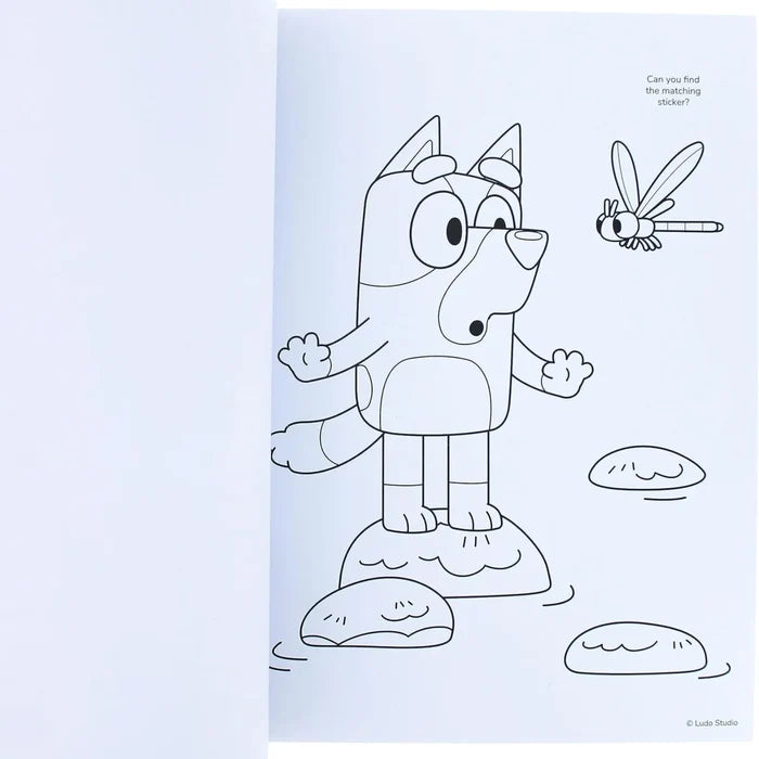 Bluey A4 Colouring Pad - ebebek - Black Friday